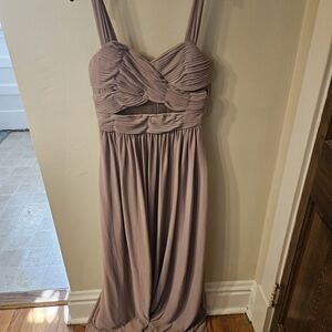 Birdy Grey Purple Sundress Sweetheart Maxi Dress for Weddings
